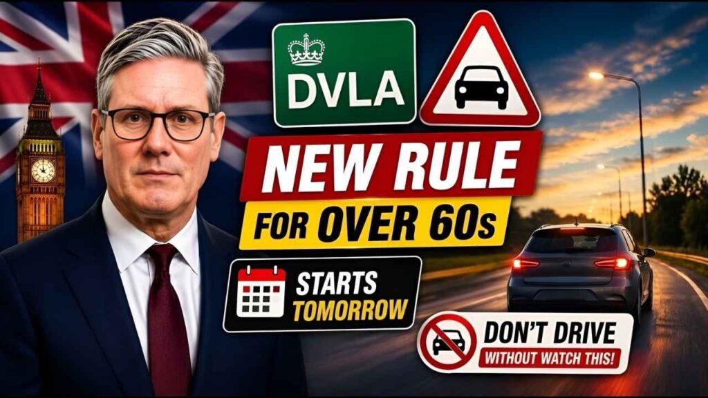 DVLA New Rule for Over‑60s Starts Tomorrow – Are You Still Legal to Drive?