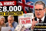HMRC Confirms £8,000 Tax Deduction: Thousands of UK Pensioners Impacted