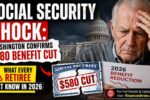 Social Security Shock: Washington Confirms $580 Benefit Cut – What Every Retiree Must Know in 2026