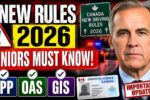 New Driving Rules for Canadian Seniors in 2026 – CPP, OAS & GIS Updates Explained
