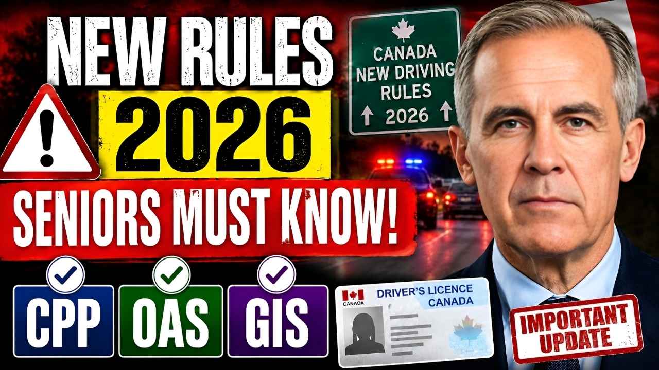 New Driving Rules for Canadian Seniors in 2026 – CPP, OAS & GIS Updates Explained