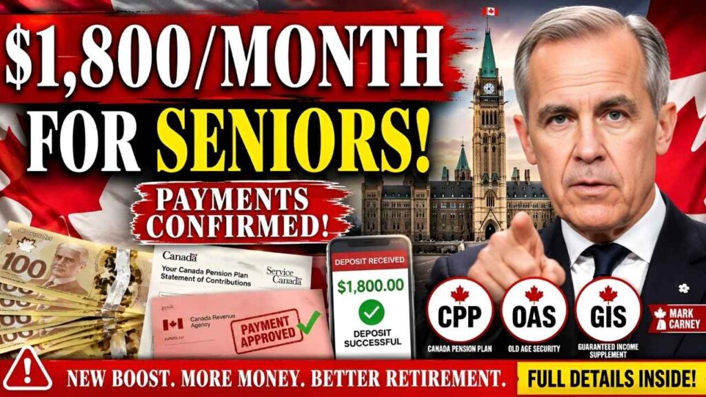 Government Sending Canadian Seniors Over $1,800 a Month – Are You Getting Yours?