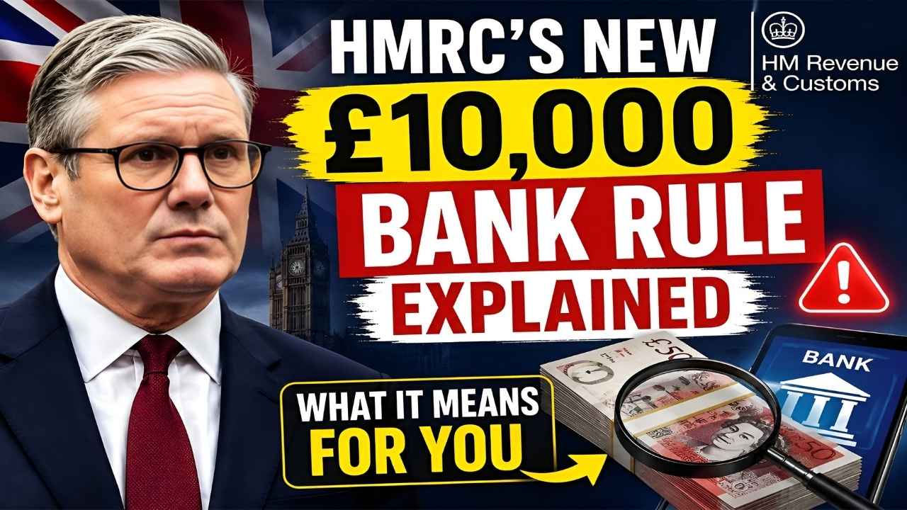 HMRC’s New £10,000 Bank Rule Explained – What It Means for You