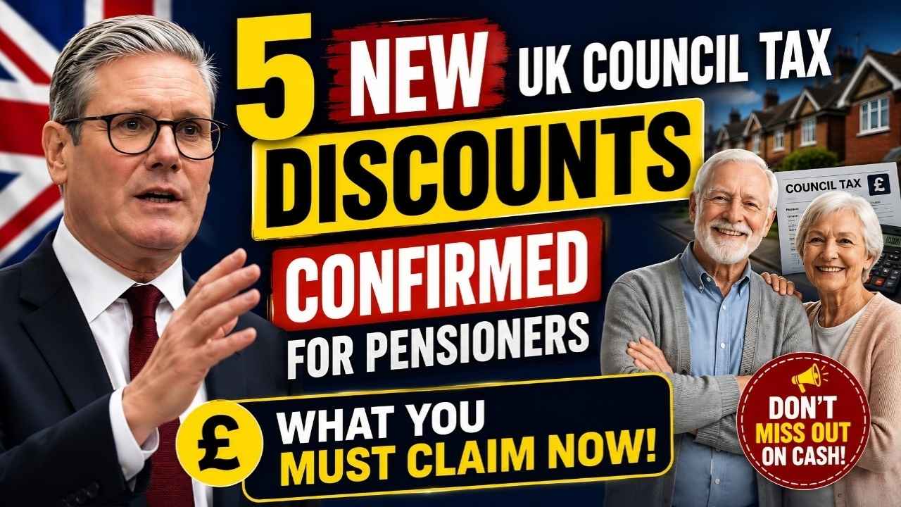 UK Pensioners Alert 2026: 5 New Council Tax Discounts Confirmed