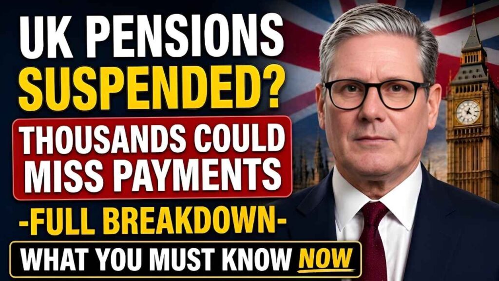 UK Pensions 2026 Suspension: Thousands Risk Missing Payments – Full Analysis