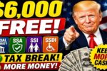 $6,000 Free Money for Seniors in 2026? Social Security, SSI & SSDI Tax Break Explained