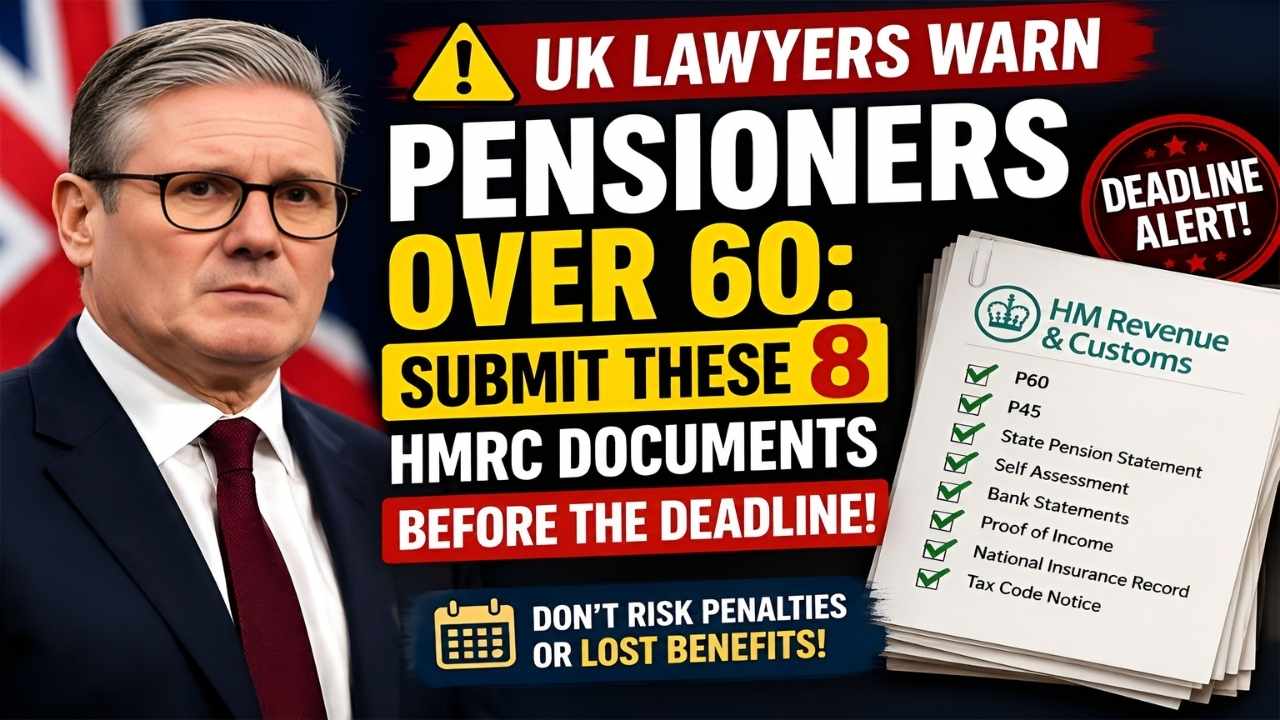 UK Lawyers Warn Pensioners Over 60 – Submit 8 HMRC Documents Before Deadline