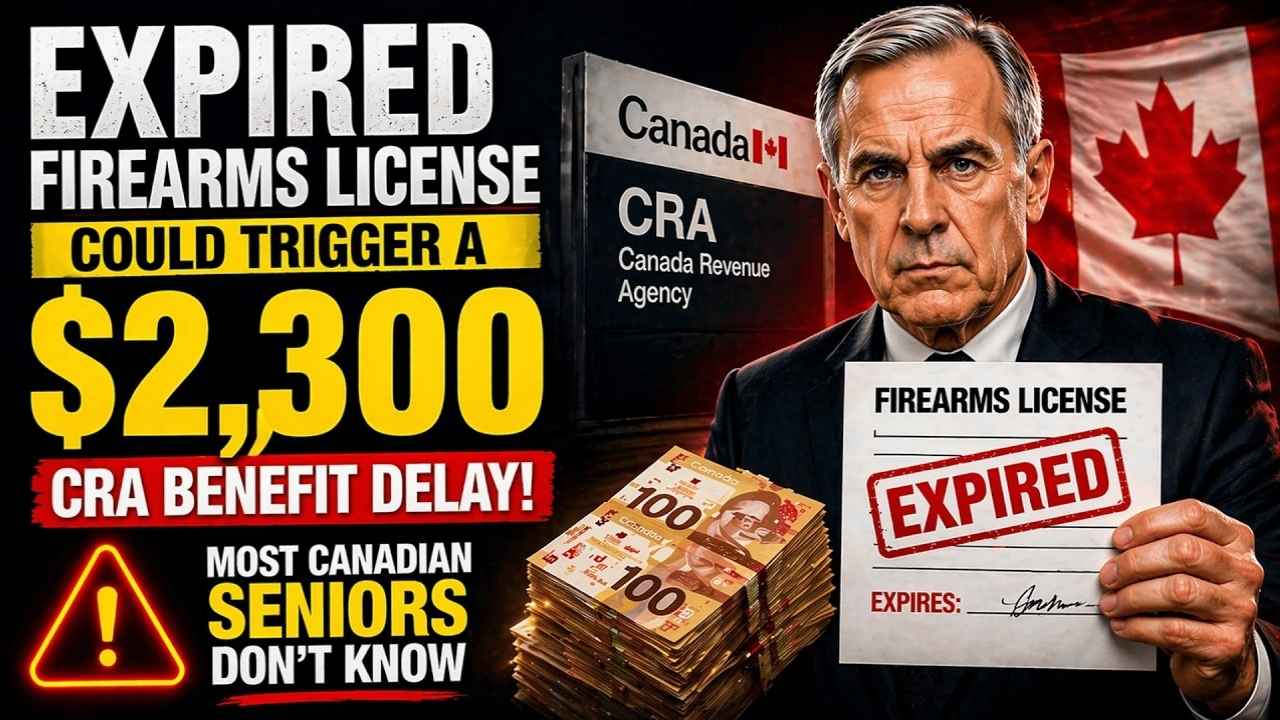 Canada Seniors Alert: Can an Expired Firearms License Delay Your CRA Benefits?