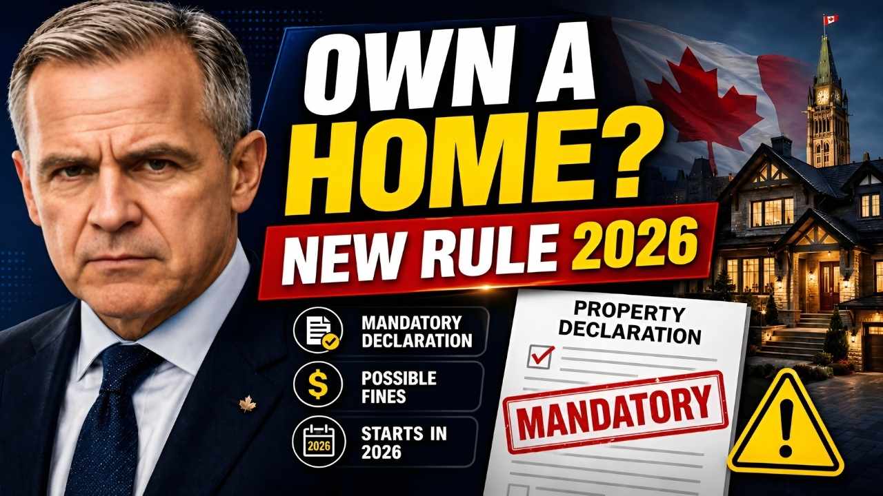 Own a Home in Canada?New 2026 Rule May Force You to Declare It Soon