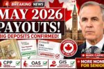 Ontario Seniors May 2026 CRA Benefit Payments – CPP, OAS & GIS Updates