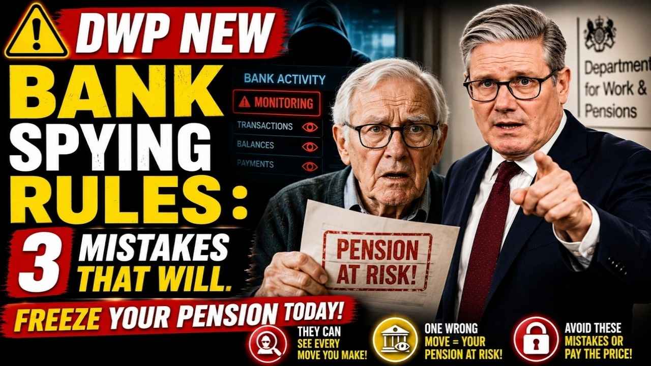 DWP Bank Checks for Over 60s — 3 Mistakes That Freeze Pensions Instantly