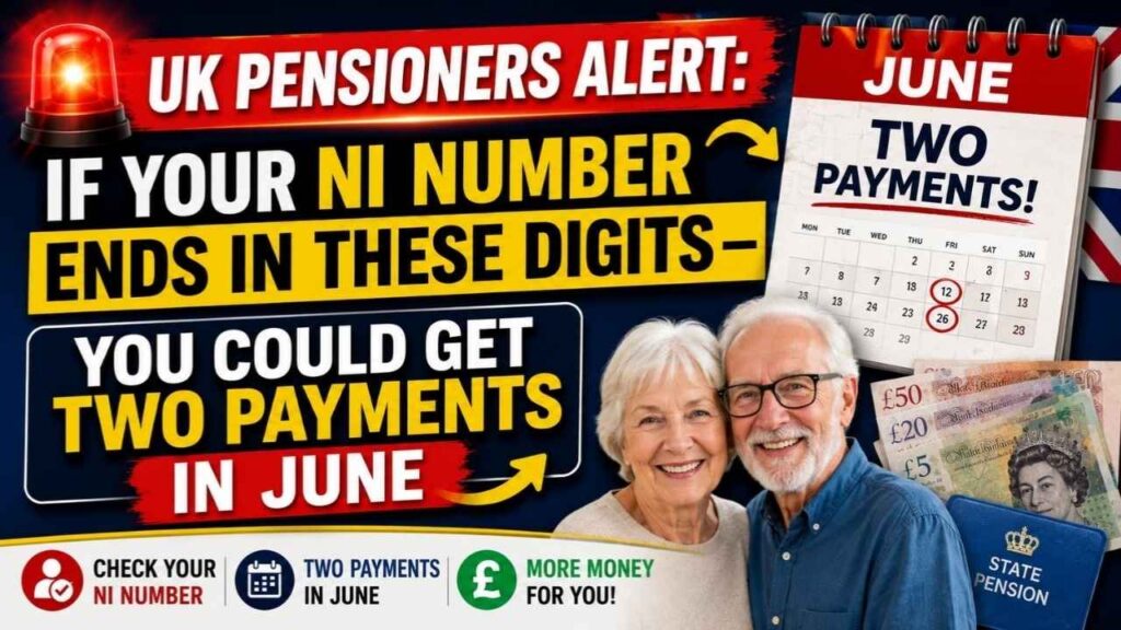 UK Pensioners Alert: Double Payments Possible in June If Your NI Number Ends in These Digits