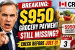 BREAKING: 950 Grocery Payment Missing for Seniors — Check CRA Before July 3