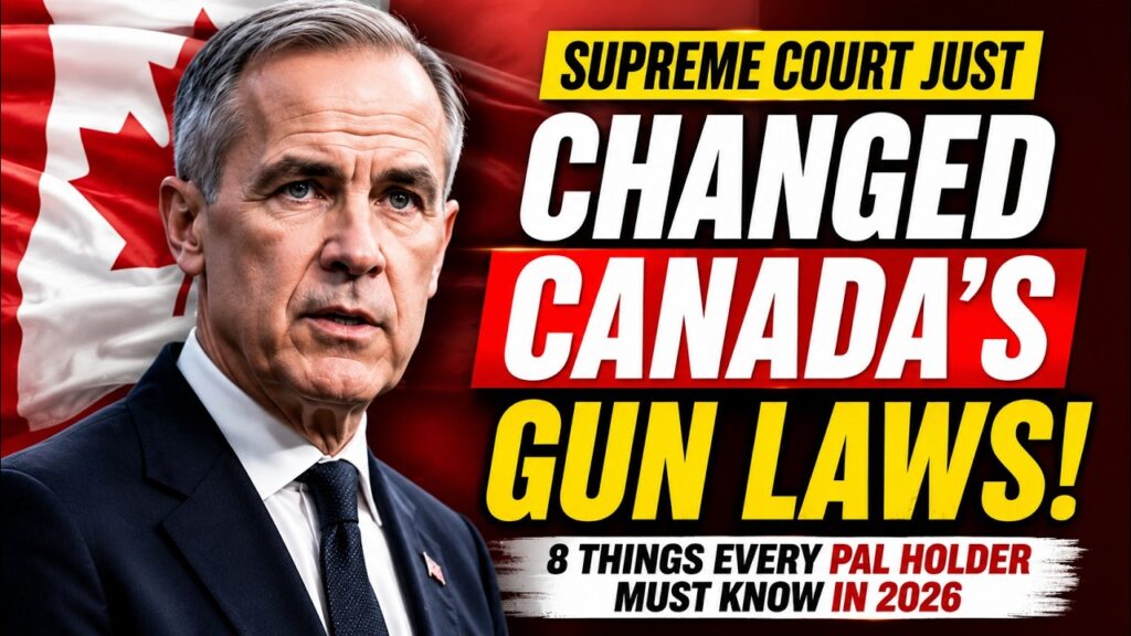 Canada’s Supreme Court Gun Law Update 2026: 8 PAL Rules Every Gun Owner Must Know