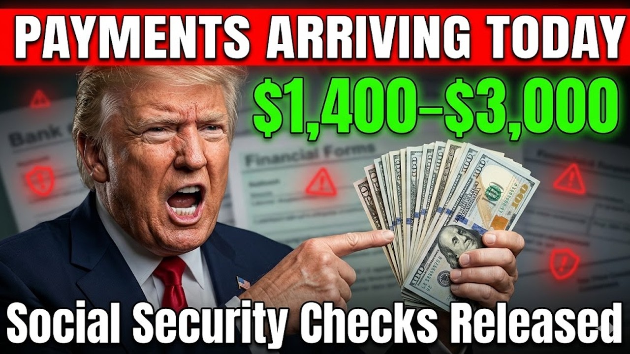 Social Security Payments Arriving Today: $1,400–$3,000 Checks Released